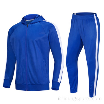 Logo personnalisé en gros de l&#39;automne Hiver Men Women Tracksuit